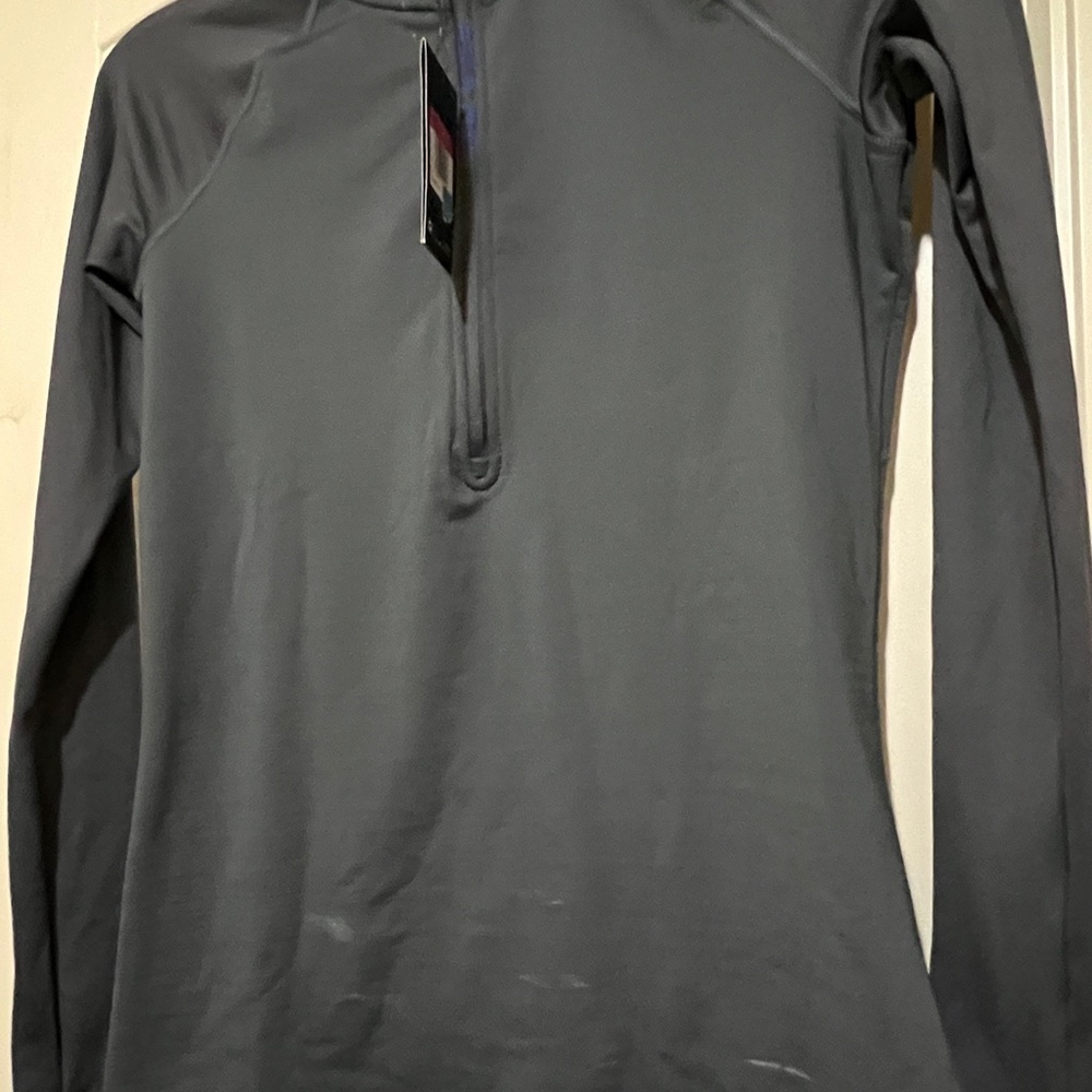 Nike Dark Gray Quarter-Zip Top